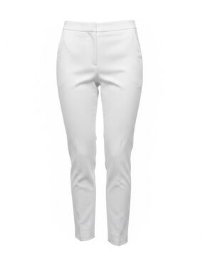 MICHAEL Michael Kors White Cropped Slim Ankle Pants